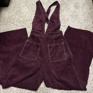 Wild Fable Maroon Corduroy Overalls